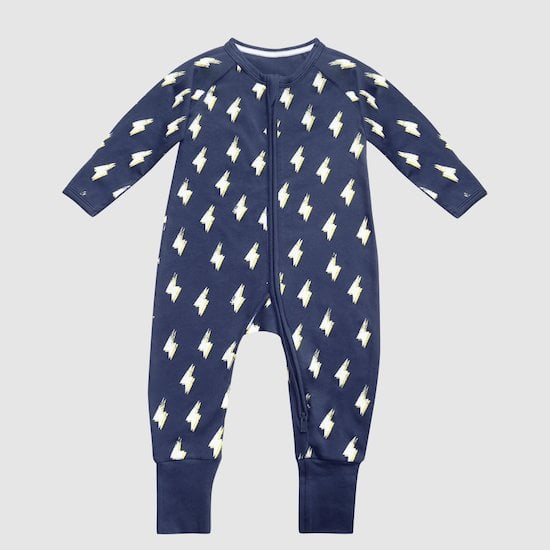 Pyjama Zippé Coton stretch Eclair 3 mois de DIM Baby