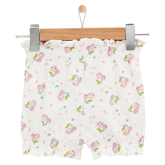 Sweet Summer short Imprimé cerises et coeurs  de P'tit bisou