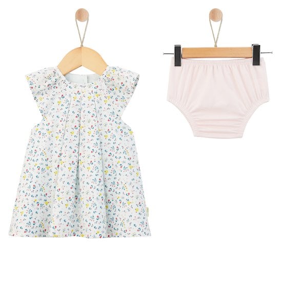 Robe + Bloomer Jardin Extraordinaire Flower 6 mois de P'tit bisou