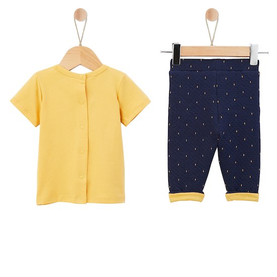 Roi Chat Ensemble Pantalon + Haut Jaune  de Marèse