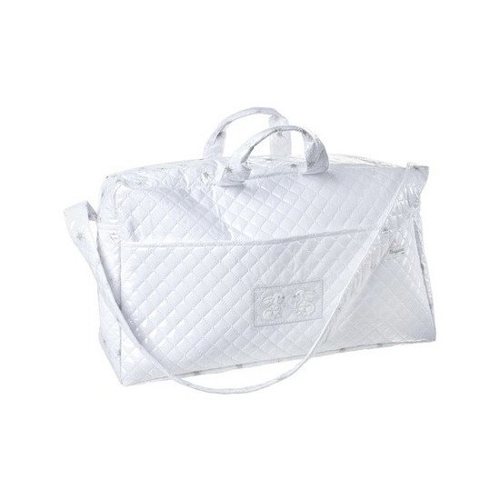 Basile Sac Voyage Blanc De Nougatine Sacs A Langer Aubert