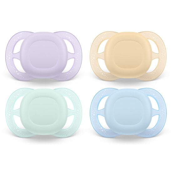 Lot de 2 sucettes ultra start couleurs  0-2 mois de Philips AVENT