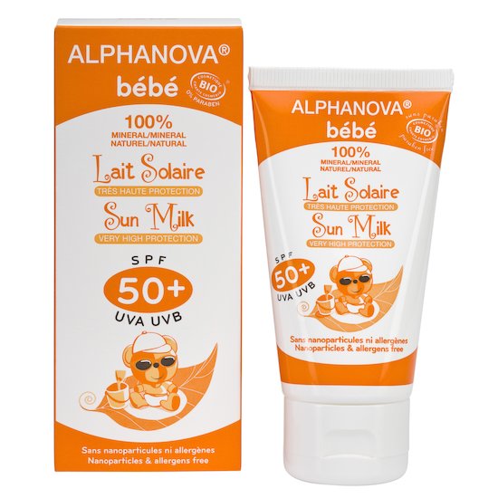 Crème solaire Bio SPF50   de Alphanova bébé