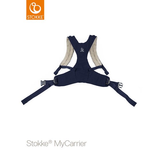 Porte Bebe Mycarrier Bleu De Stokke Porte Bebe Ventral Aubert