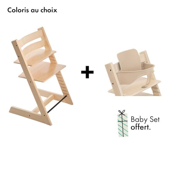 Offre Stokke : 1 Baby set OFFERT pour l'achat d'une Tripp Trapp   de Stokke®