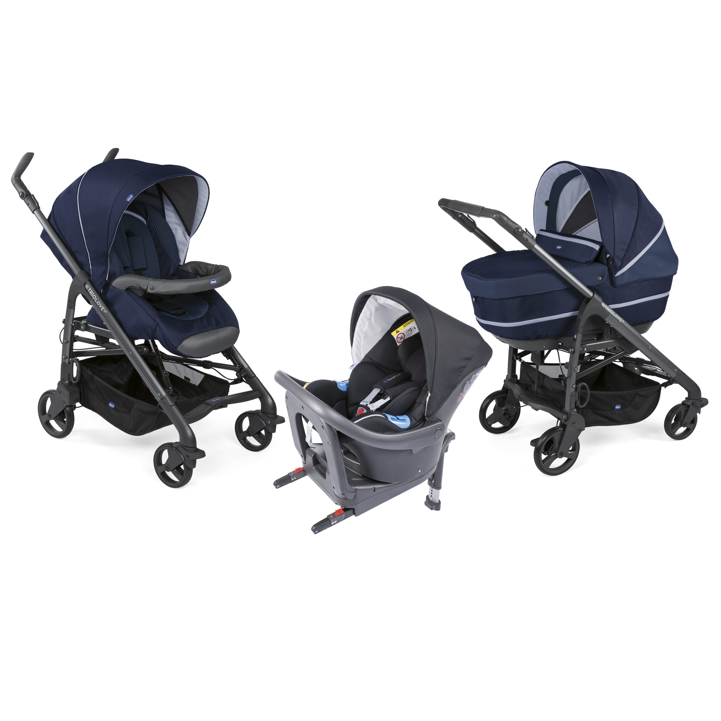 chicco poussette combinée trio