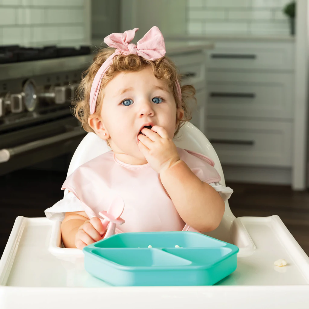 Assiette À Ventouse Pour Bébés Et Tout-petits, Assiettes Divisées Pour Bébé  Avec Ventouse Et Couvercles