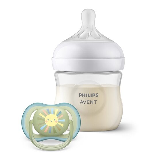 Coffret cadeau bébé biberon + sucette  150 ml de Philips AVENT