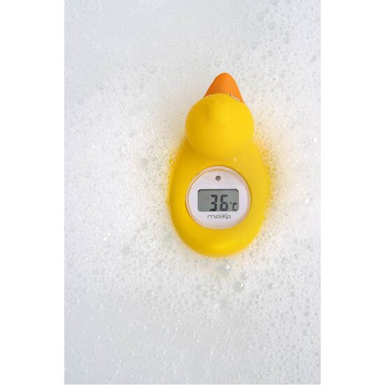 Thermomètre de Bain pour bébé, Thermomètre d'eau Précis pour bébé pour le  Bain électronique Bright Touch (Ours rose)